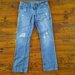 Y2K Low Rise American Eagle 77 Straight Jeans Size 6